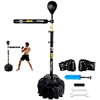 Los mejores  - VEVOR Saco Boxeo Pie con Bolas de Velocidad- Boxeo con Barra Giratoria 60 cm 360°- Saco de Boxeo de Pie con Un Par de…